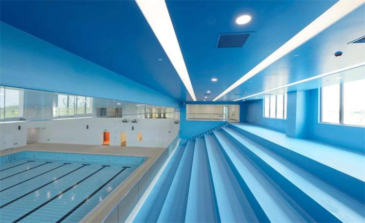 新蔡学校游泳馆建造